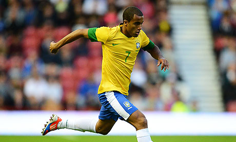 Lucas Moura is currently part of Brazil's London 2012 Olympic football squad